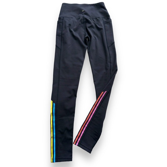 Womens Fleece Lined Leggings Small High Waisted Shaping Leggings Reinforced - Picture 10 of 16